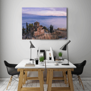 Reproductie op Textielframe